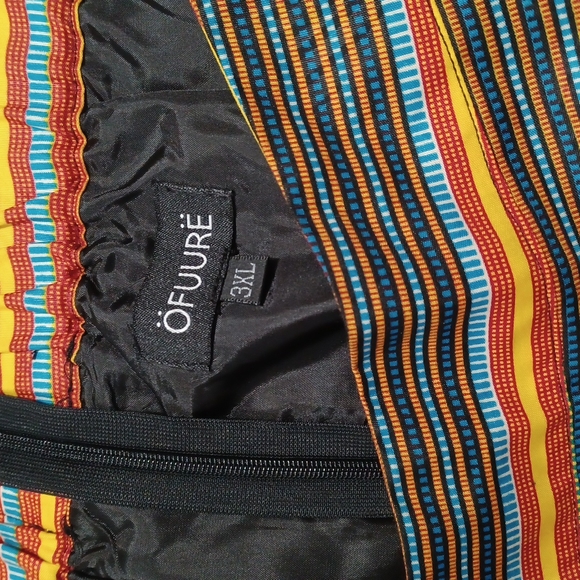 OFFURE Striped Assymetrical Skirt - Picture 6 of 7